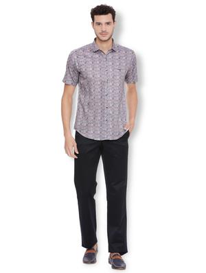 blue cotton casual shirt - 15410567 - Standard Image - 3