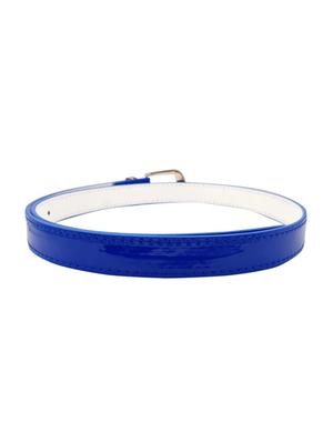 blue leatherette (pu belt - 15411511 - Standard Image - 3