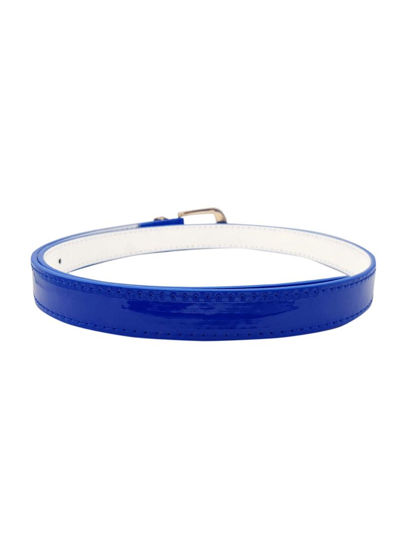 blue leatherette (pu belt - 15411511 - Zoom Image - 3