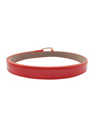 red leatherette (pu belt - 15411515 - Standard Image - 3