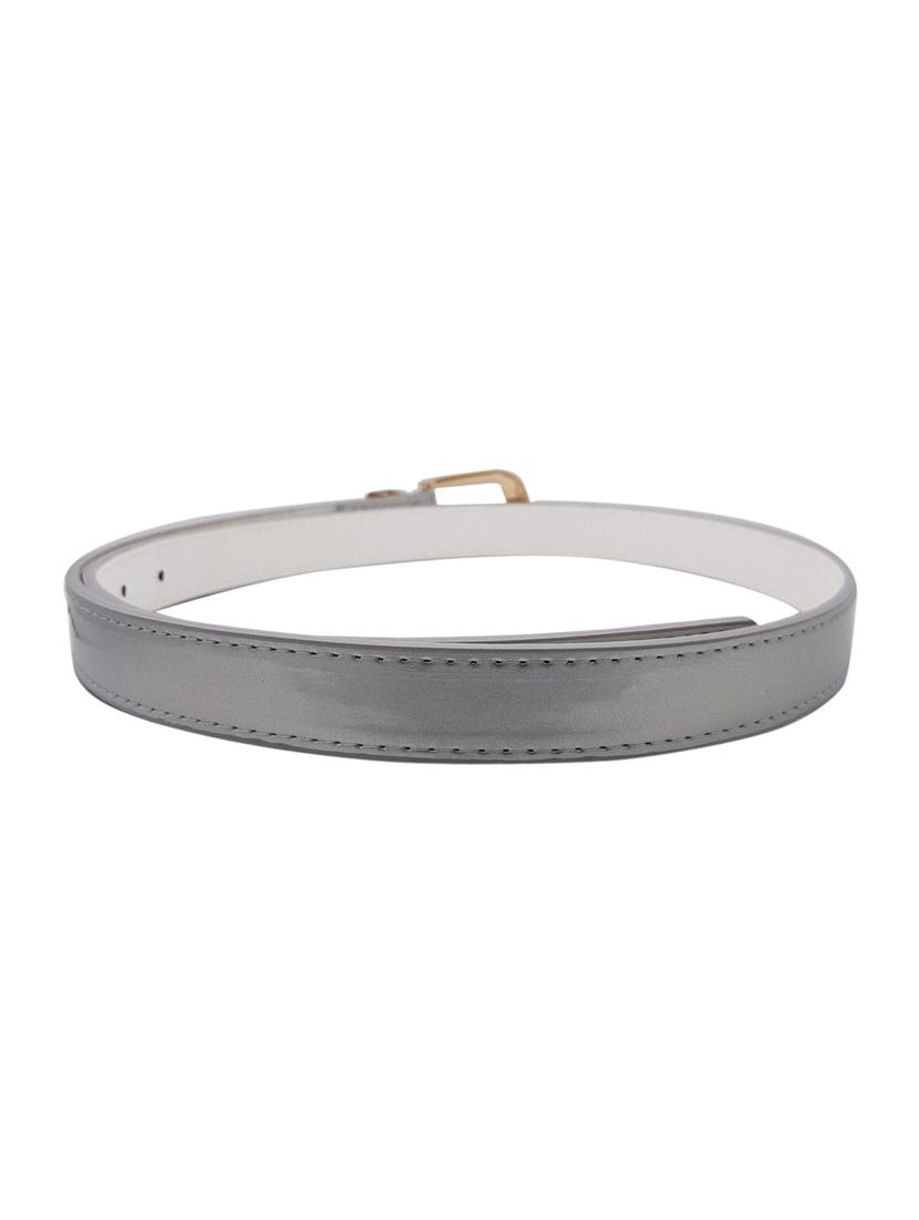 silver leatherette (pu belt - 15411516 - Zoom Image - 3