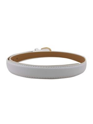 white leatherette (pu belt - 15411521 - Standard Image - 3