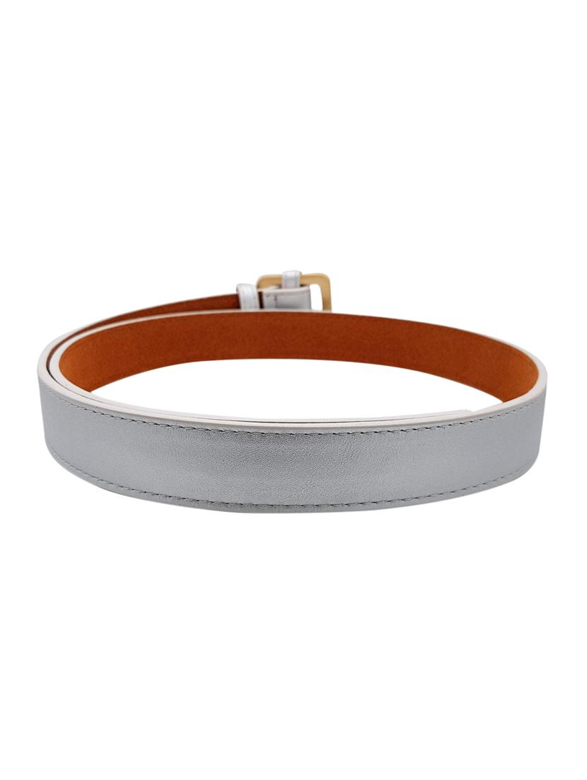 silver leatherette (pu belt - 15411570 - Zoom Image - 3