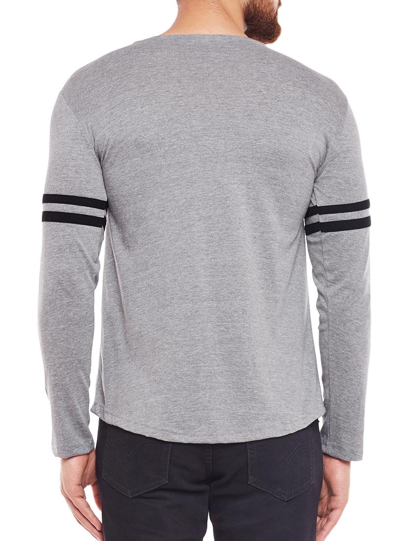 grey cotton t-shirt - 15411931 - Zoom Image - 3