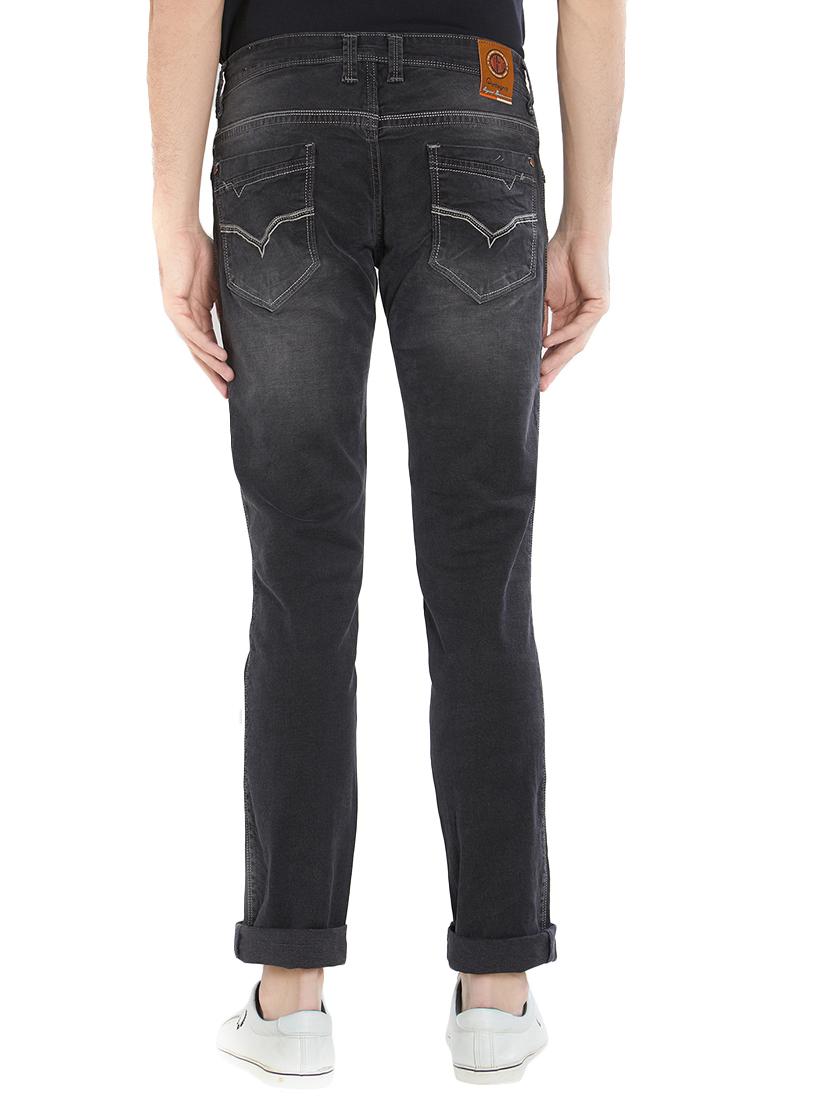 grey cotton washed jeans - 15412040 - Zoom Image - 3