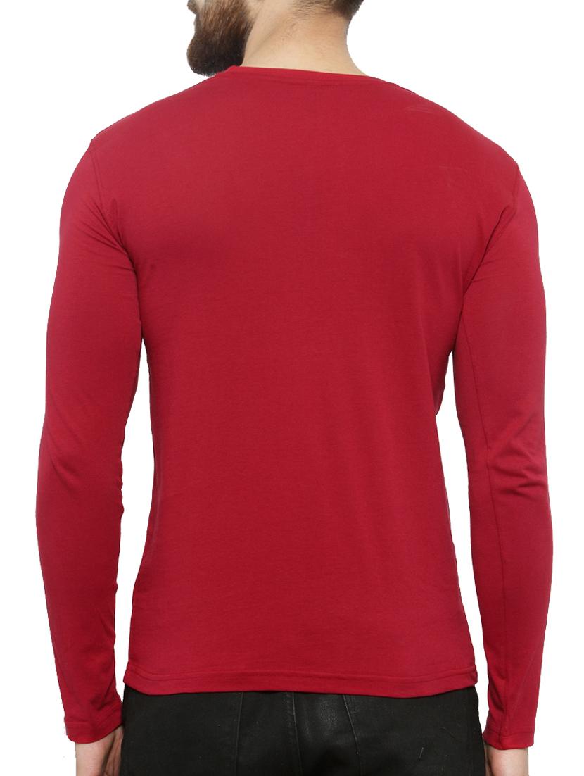 red cotton t-shirt - 15412137 - Zoom Image - 3