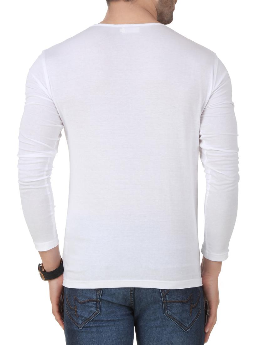 white cotton t-shirt - 15412174 - Zoom Image - 3