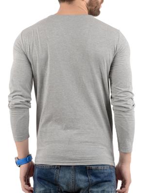 grey cotton t-shirt - 15412604 - Standard Image - 3