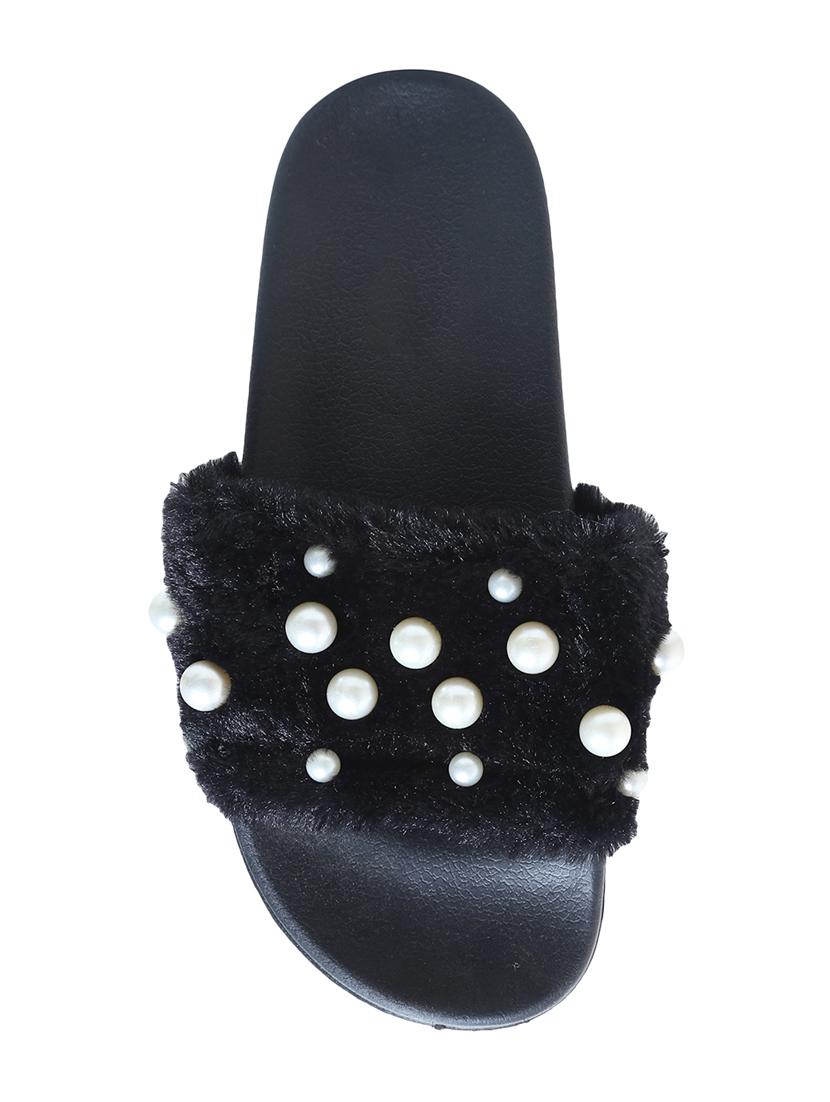 black slip on flip flop - 15413021 - Zoom Image - 3