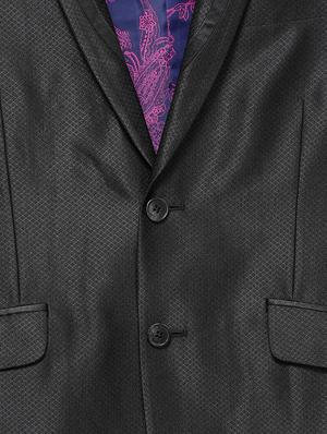 black terry rayon 3 piece suit - 15413074 - Standard Image - 3