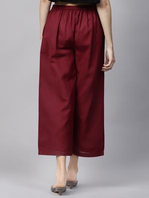 ethnic flared palazzo - 15413987 - Standard Image - 3