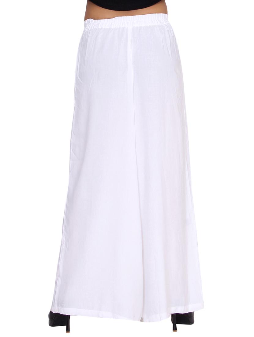 Flared solid palazzo - 15414308 - Zoom Image - 3