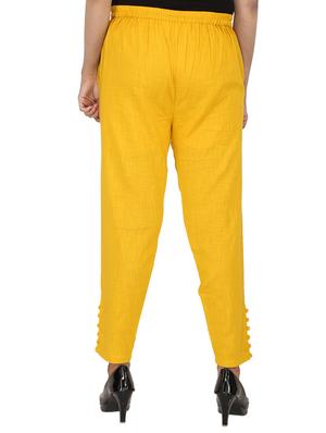 button detail pleated trouser - 15414328 - Standard Image - 3