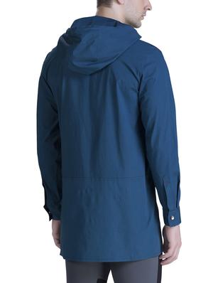 blue cotton short kurta - 15414590 - Standard Image - 3