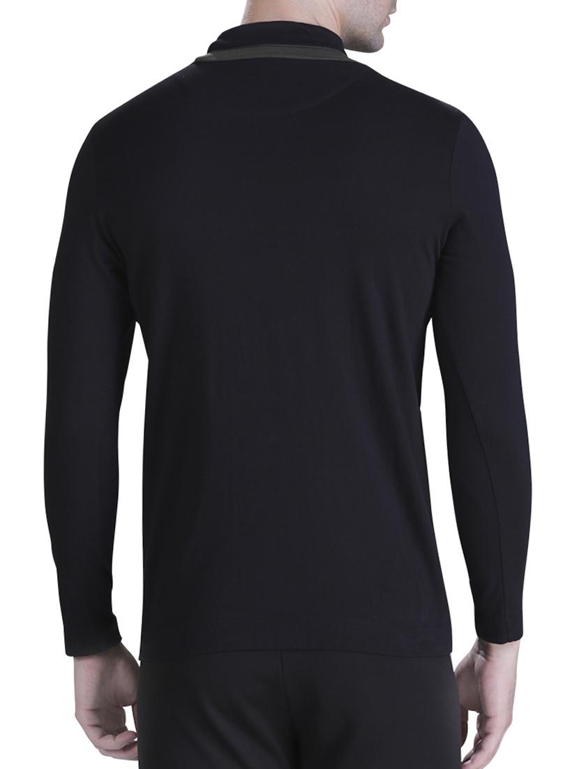 black cotton t-shirt - 15414593 - Zoom Image - 3