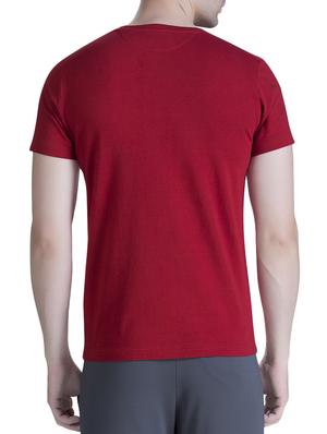 red cotton t-shirt - 15414598 - Standard Image - 3