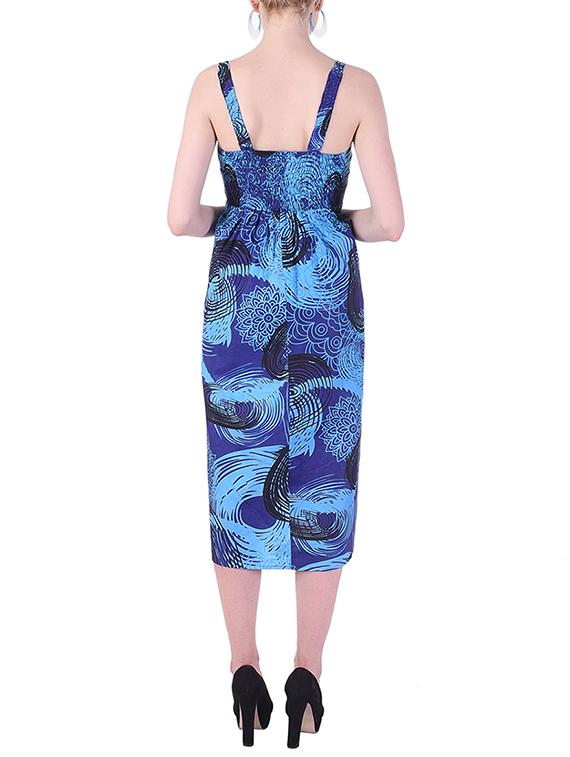 cami neck a-line midi dress - 15414752 - Zoom Image - 3
