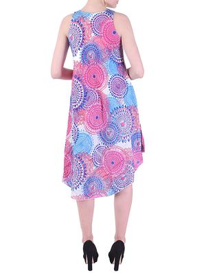 asymmetric hem printed dress - 15414757 - Standard Image - 3