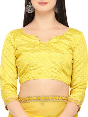 striped bordered saree with blouse - 15414836 - Standard Image - 3