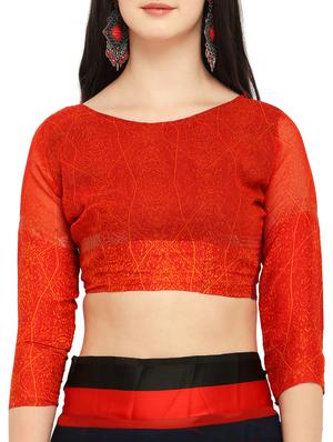 temple bordered saree with blouse - 15414870 - Standard Image - 3
