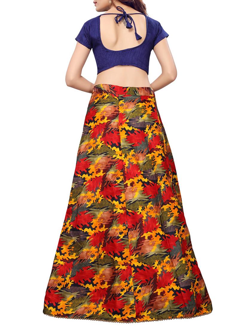 Printed flared lehenga - 15414989 - Zoom Image - 3