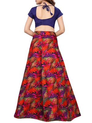 Printed flared lehenga - 15414990 - Standard Image - 3