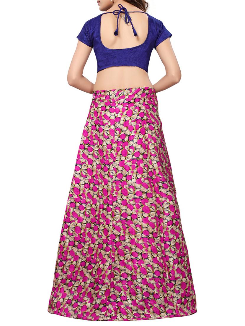 Printed flared lehenga - 15414991 - Zoom Image - 3