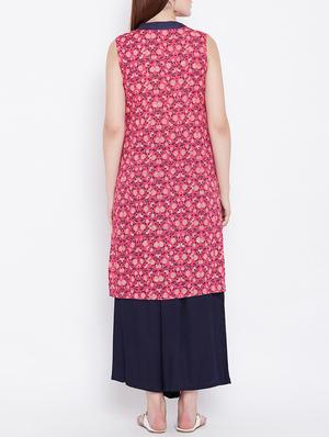 Straight printed kurta - 15416420 - Standard Image - 3