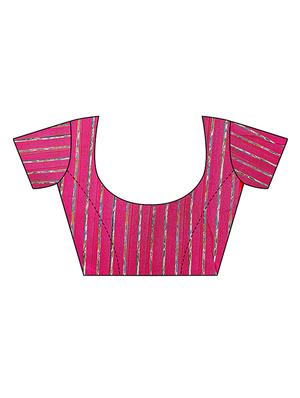 Conversational bhagalpuri saree with blouse - 15416447 - Standard Image - 3