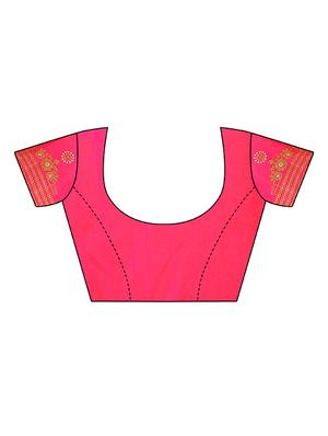 Paisley bhagalpuri saree with blouse - 15416477 - Standard Image - 3