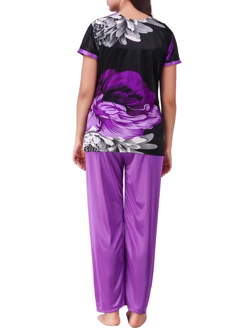 floral nightwear pajama set - 15416602 - Zoom Image - 3