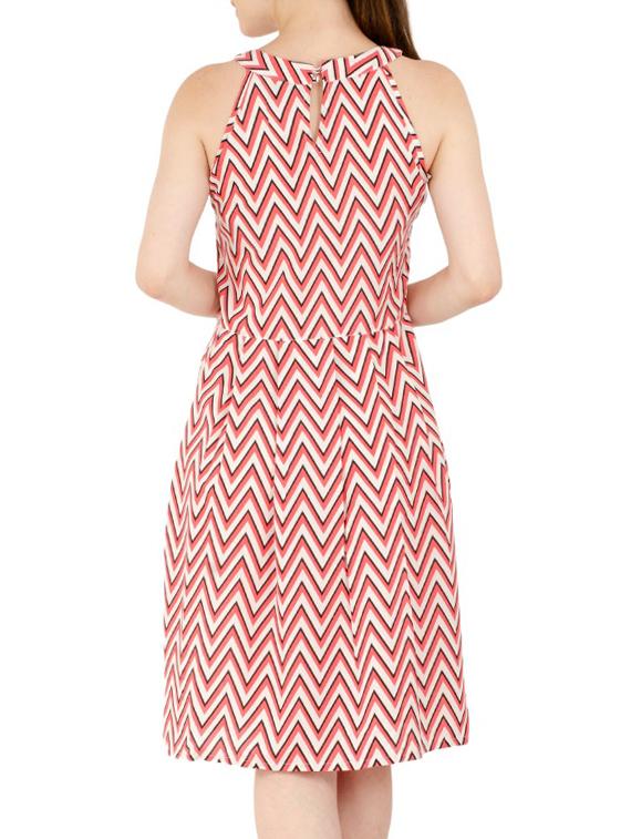 chevron a-line dress - 15416625 - Zoom Image - 3