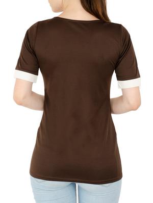 button detail panel detail neckline top - 15416629 - Standard Image - 3