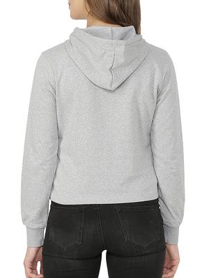 hooded cropped sweatshirt - 15416648 - Standard Image - 3