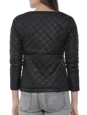 lapel neck quilted & padded jacket - 15416681 - Standard Image - 3
