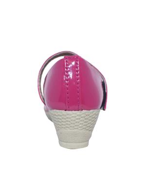 pink leatherette heel wedges - 15416698 - Standard Image - 3
