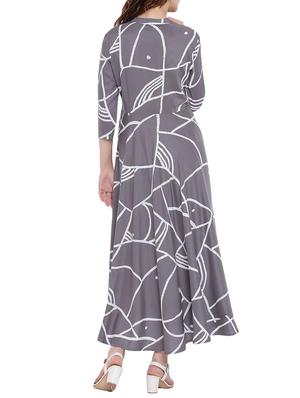 flared printed kurta - 15416713 - Standard Image - 3