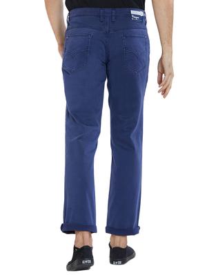 blue cotton plain jeans - 15417033 - Standard Image - 3