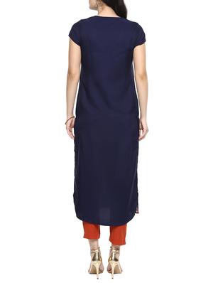 straight floral kurta - 15417103 - Standard Image - 3