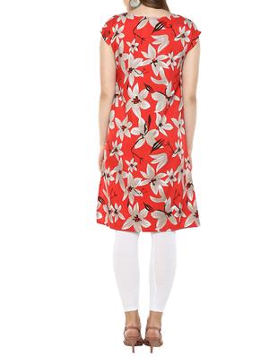 straight floral kurta - 15417136 - Standard Image - 3