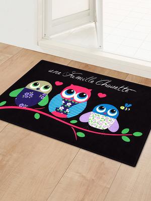 1 Pc Velvet finish Anti skid Doormat - 15417169 - Standard Image - 3