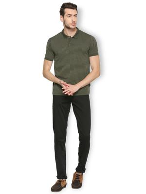 green cotton blend all over print t-shirt - 15417228 - Standard Image - 3