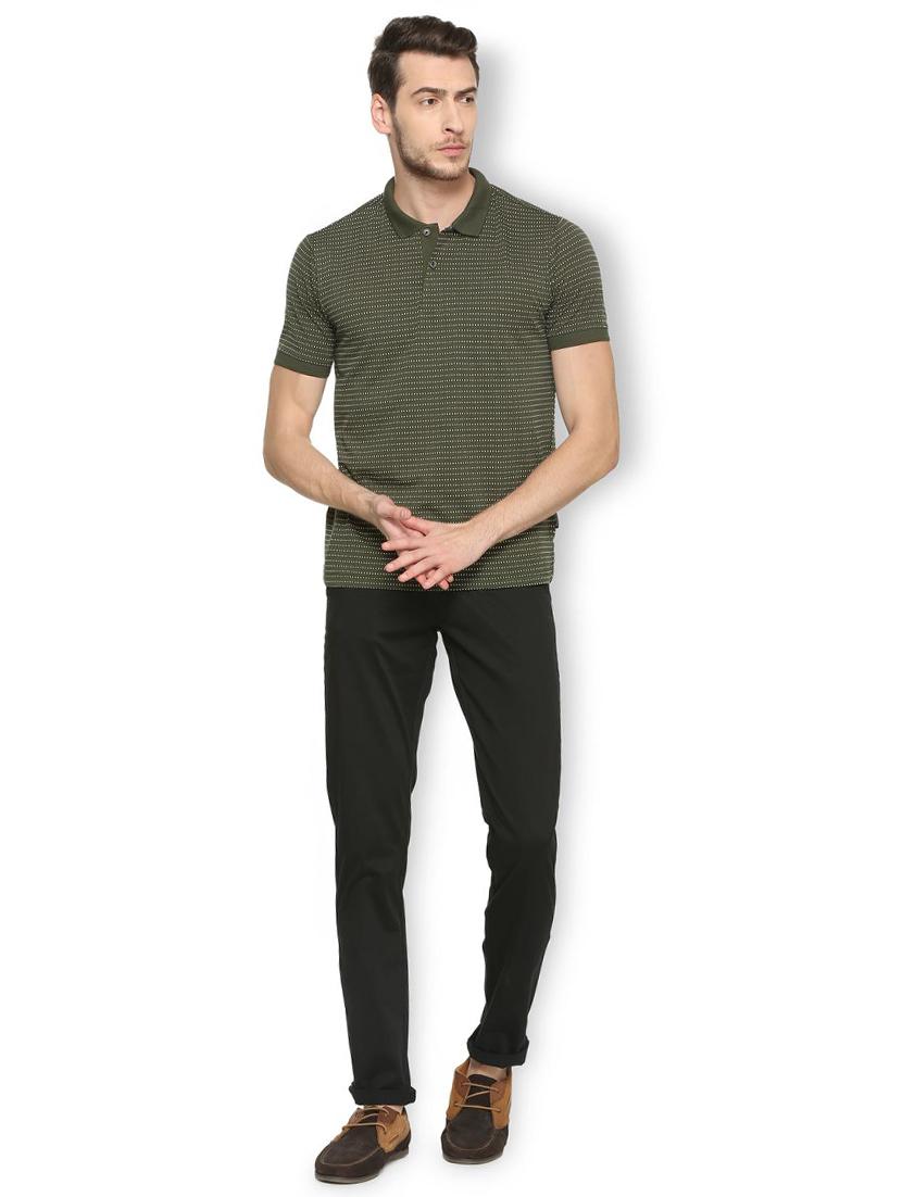 green cotton blend all over print t-shirt - 15417228 - Zoom Image - 3