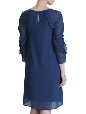 frill trim shift dress - 15417263 - Standard Image - 3