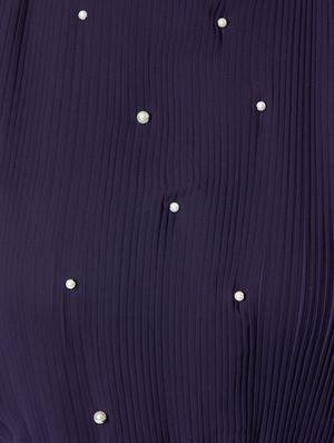 pearl embellished asymmetric dress - 15417291 - Standard Image - 6