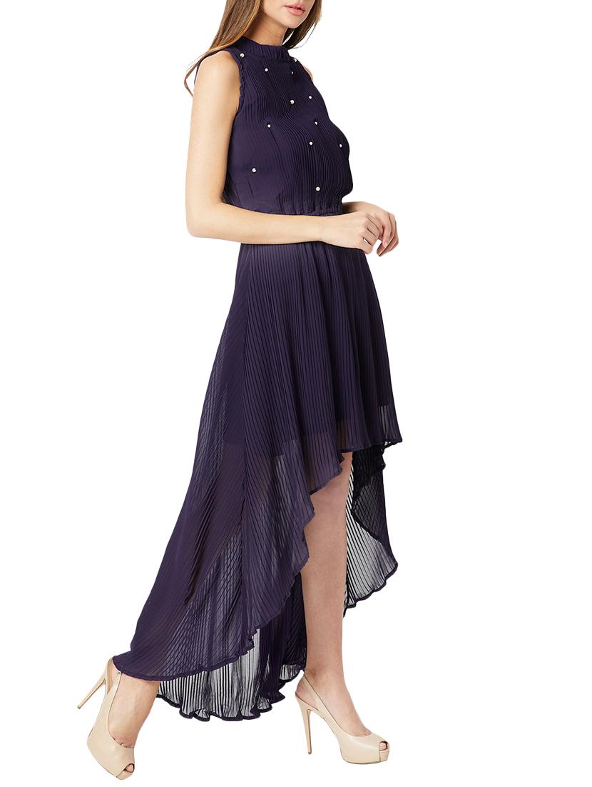 pearl embellished asymmetric dress - 15417291 - Zoom Image - 3