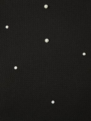 pearl embellished front slit dress - 15417292 - Standard Image - 6