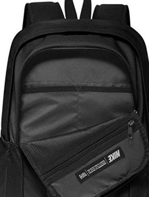 black polyester backpack - 15417774 - Standard Image - 3