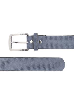 blue synthetic leather) belt - 15417965 - Standard Image - 3