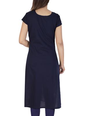 straight printed kurta - 15418139 - Standard Image - 3